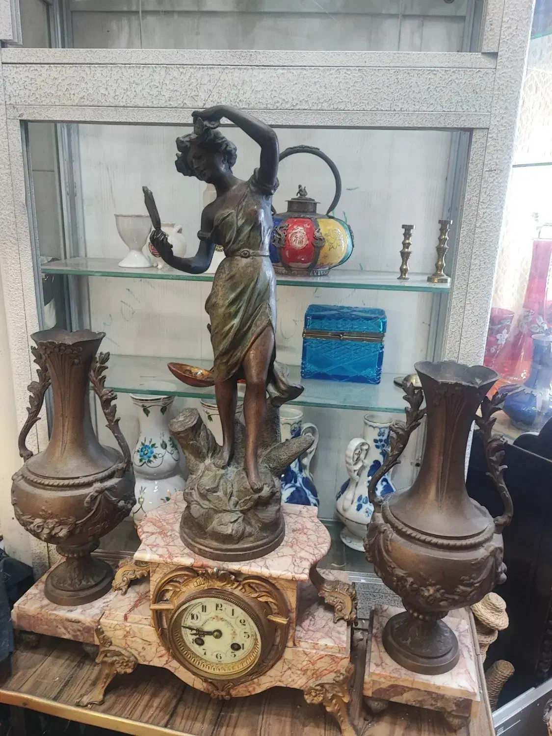 ساعت و کاپ فرانسه|کلکسیون اشیاء عتیقه|تبریز, |دیوار