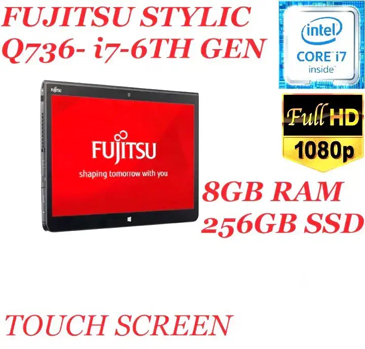 لپ تاپ  تبلت ویندوزی fujitsu Q736 ژاپنی|رایانه همراه|مشهد, شهید آوینی|دیوار