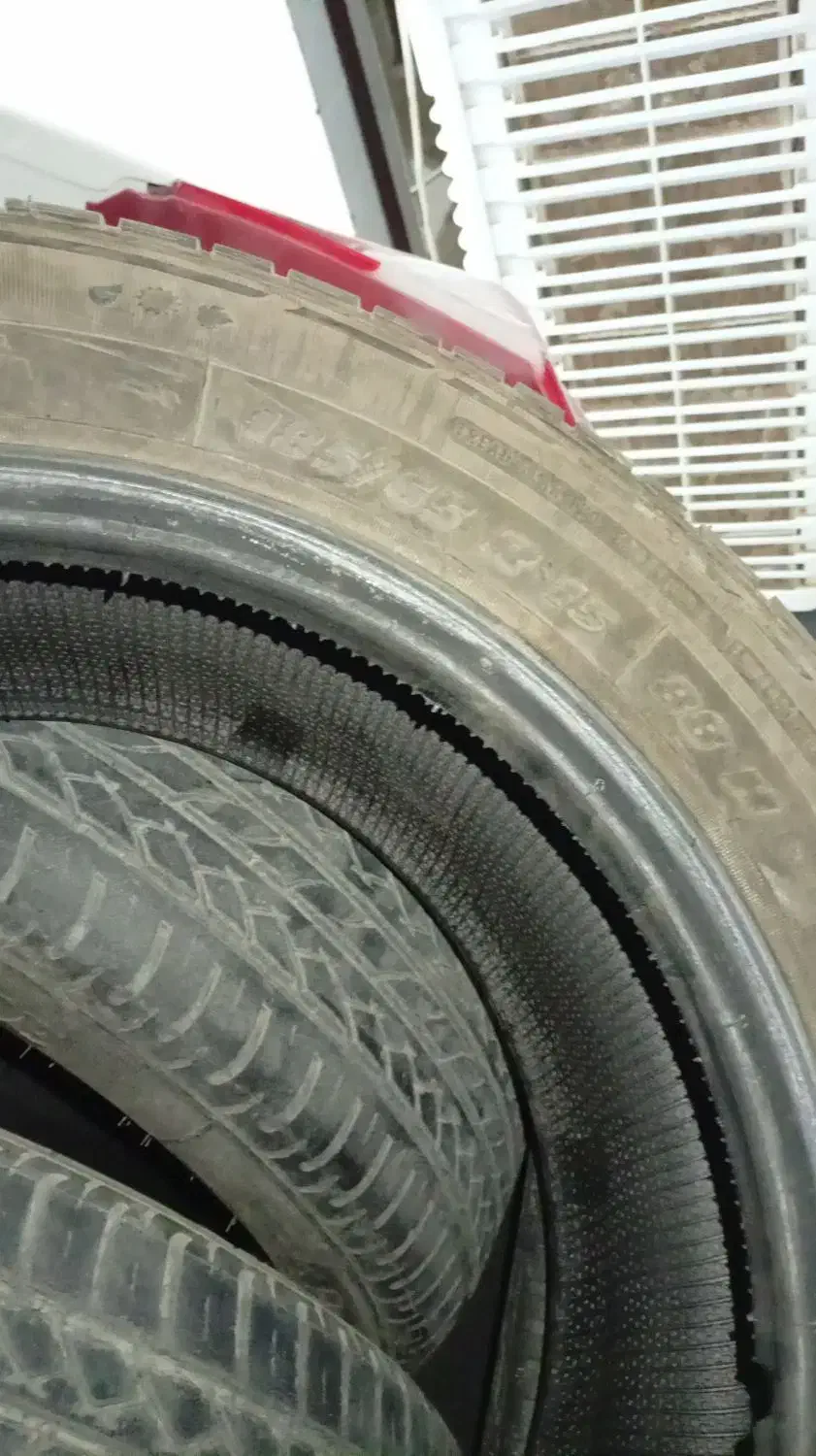 ۶حلقه لاستیک دست دوم۱۵ مارک بارز|قطعات یدکی و لوازم جانبی|شهرضا, |دیوار