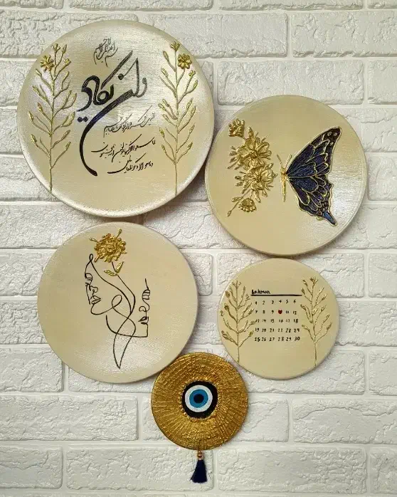 رنگ آمیزی سفال|صنایع دستی و سایر لوازم تزئینی|گناباد, |دیوار