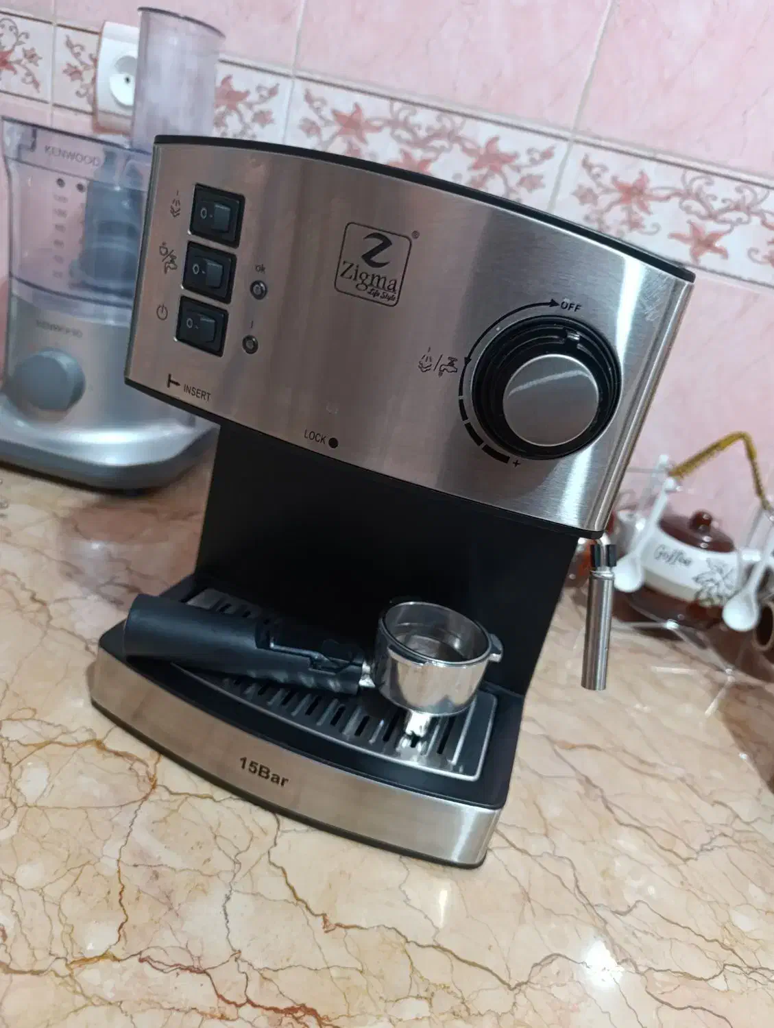 اسپرسو ساز زیگما کاملا نو|سماور، چای‌ساز، قهوه‌ساز|رفسنجان, |دیوار