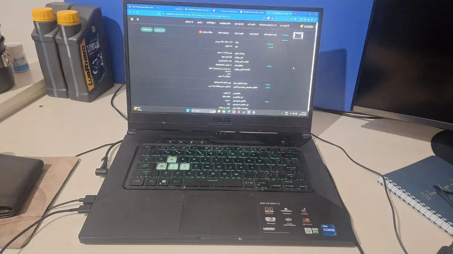 لپتاپ گیمینگ asus tuf ایسوس|رایانه همراه|تهران, مهران|دیوار