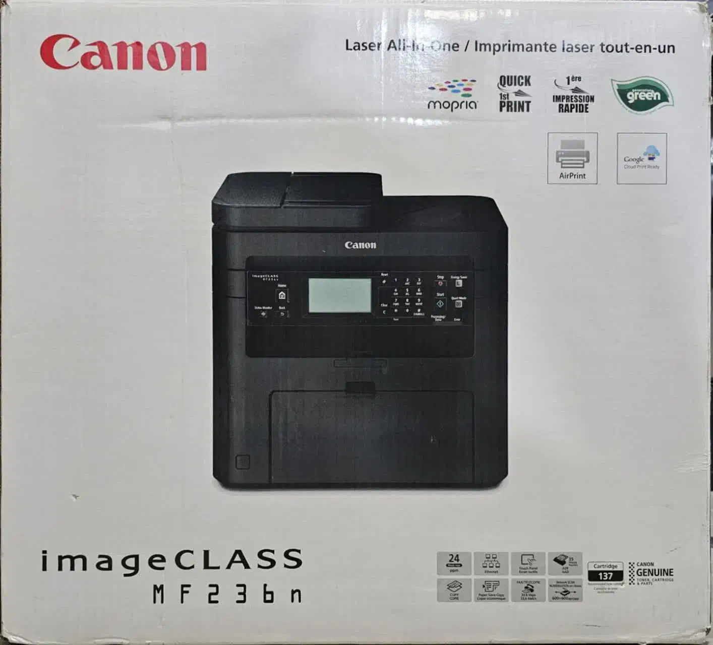 پرینتر کنون ۴ کاره اصل کره اوپن باکس|پرینتر، اسکنر، کپی، فکس|یزد, |دیوار