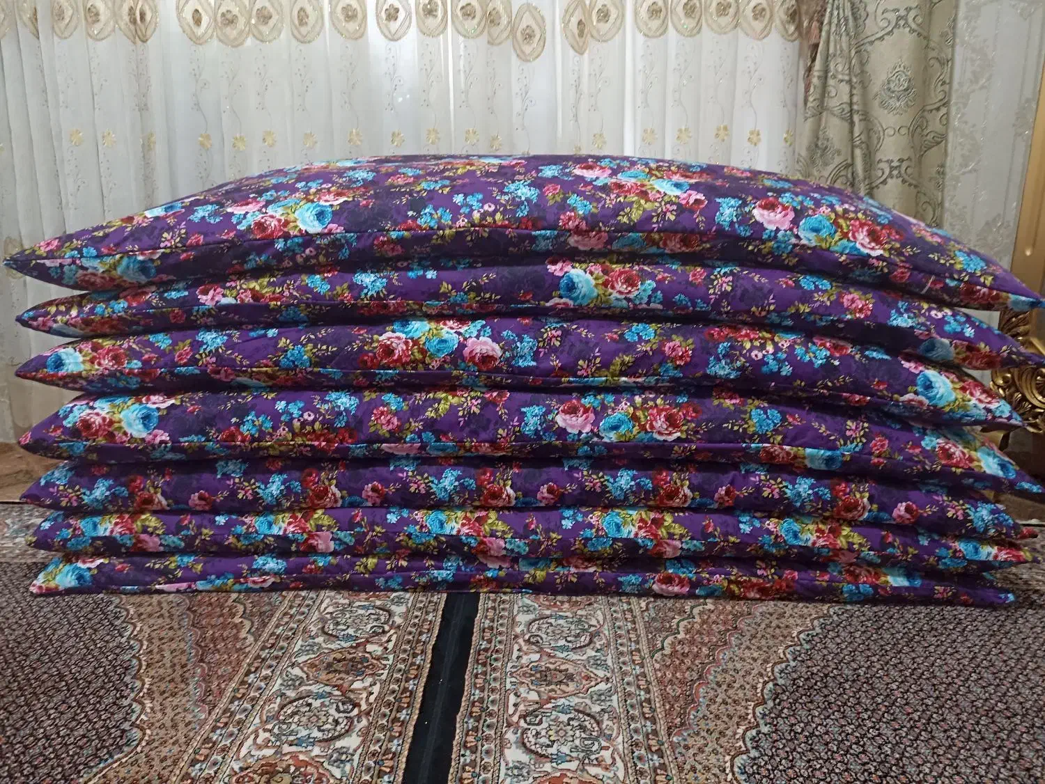 دوخت انواع تشک بالش برای جهازیه عروس|سرویس روتختی|خوی, |دیوار