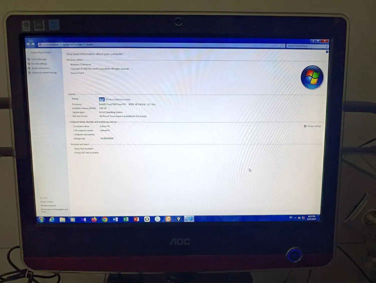 pc همراه با تمام اقلام فروش فروری توافقی|رایانه رومیزی|میناب, |دیوار