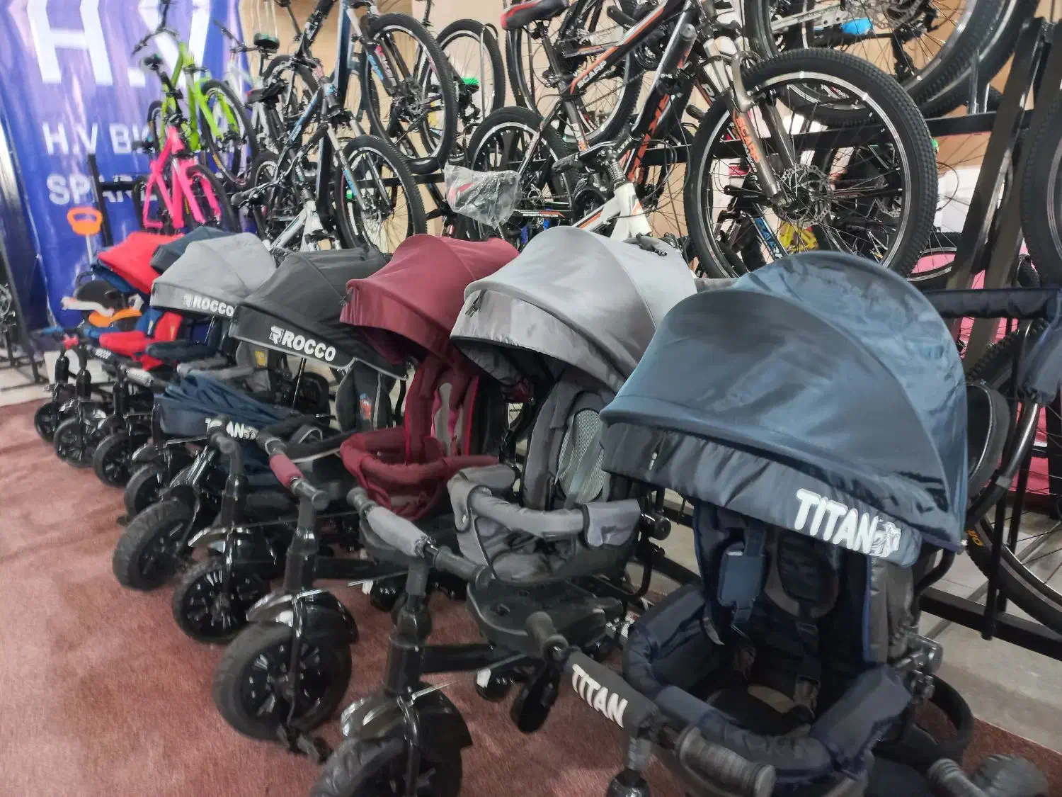 سه چرخه تیتان تاشو کودکان|کالسکه و لوازم جانبی|کرج, شهرک نهال و بذر|دیوار