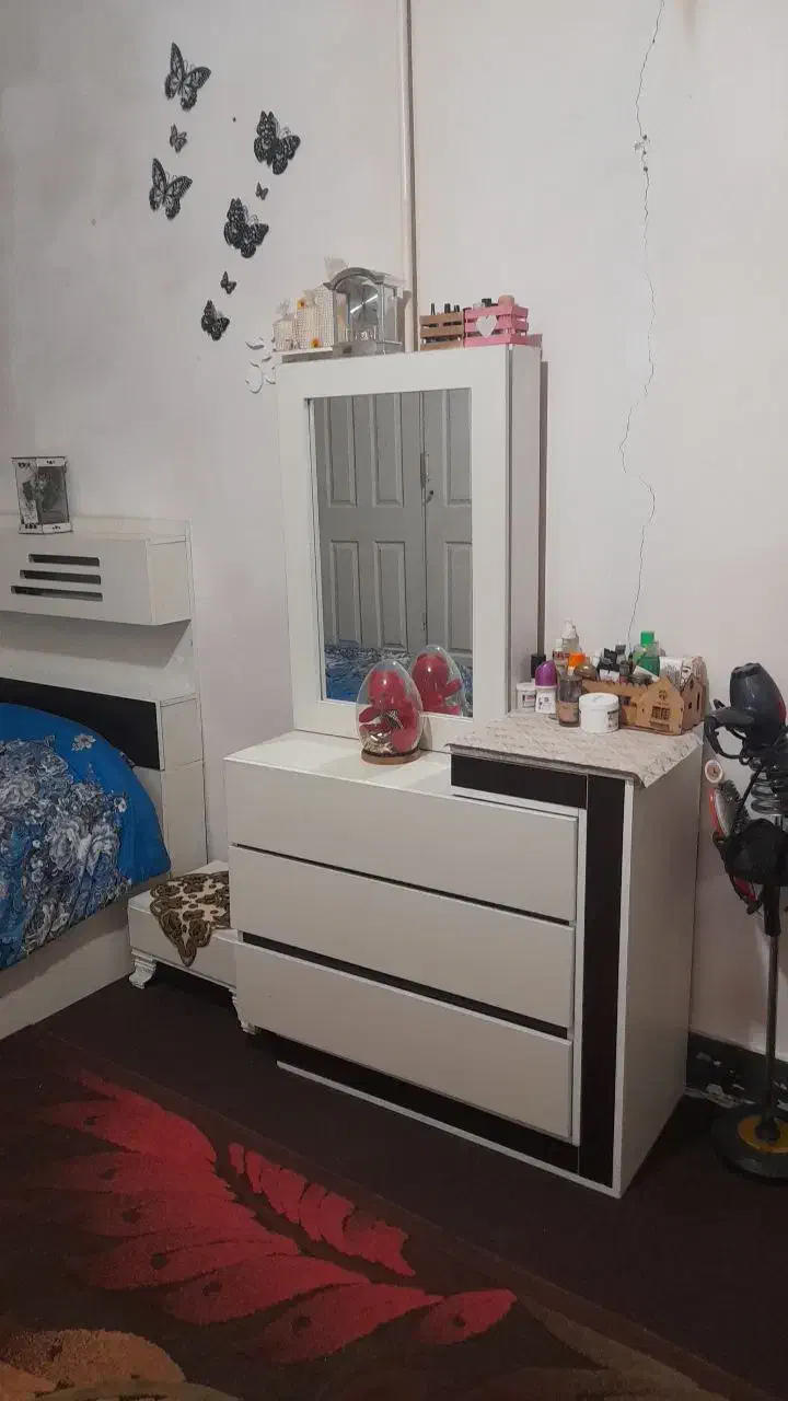 فروش تخت 2نفره همراه باتشک طبی|تخت و سرویس خواب|شازند, |دیوار