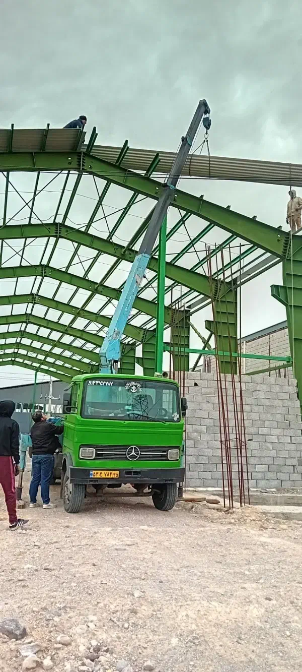 جرثقیل خاور 3 تن دکل بلند شبانه روزی|خدمات حمل و نقل|تبریز, |دیوار