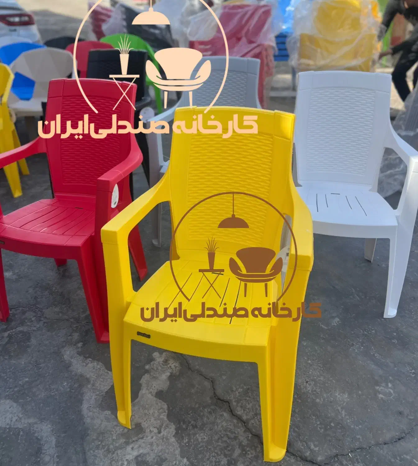 صندلی پلاستیکی باغی کافه طرح پارس|میز و صندلی غذاخوری|تهران, میدان ولیعصر|دیوار