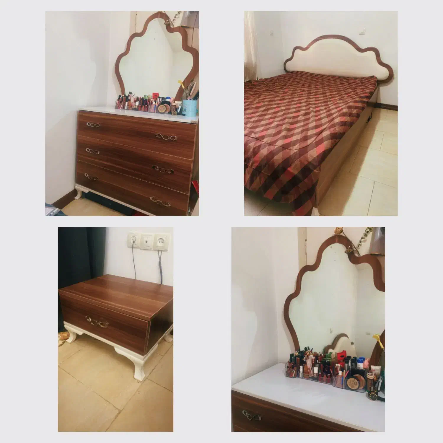 سرویس تختخواب دو نفره|تخت و سرویس خواب|ساری, |دیوار