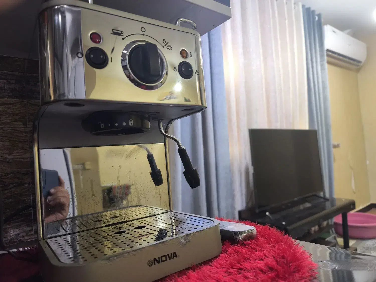 دستگاه اسپرسو سازنوا149 وآسیاب نوا|سماور، چایساز، قهوهساز|بندر ماهشهر, |دیوار