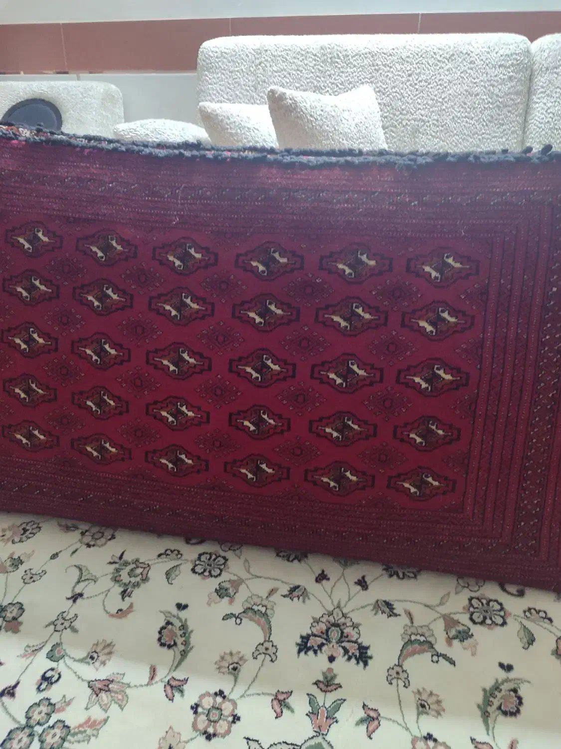 پشتی سنتی دستبافت|پشتی|گنبد کاووس, |دیوار