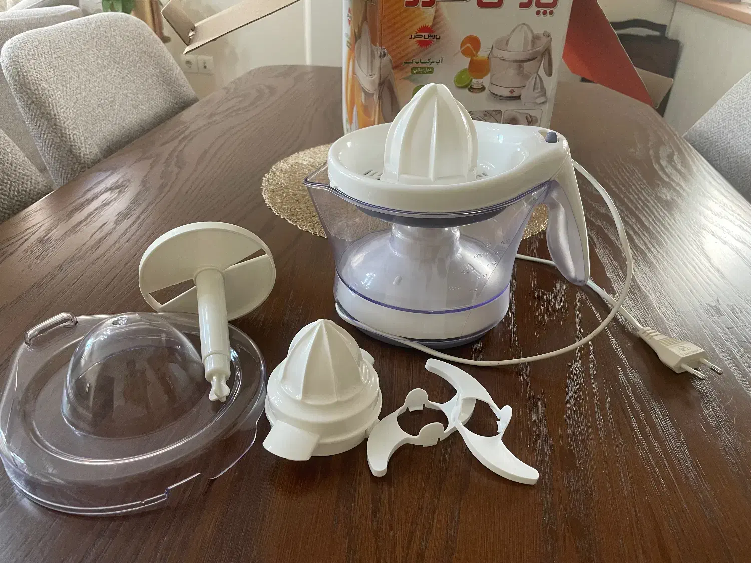 آب مرکبات گیری پارس خزر مدل pulp|آبمیوه‌گیر و آب‌مرکبات‌گیر|تهران, دروس|دیوار