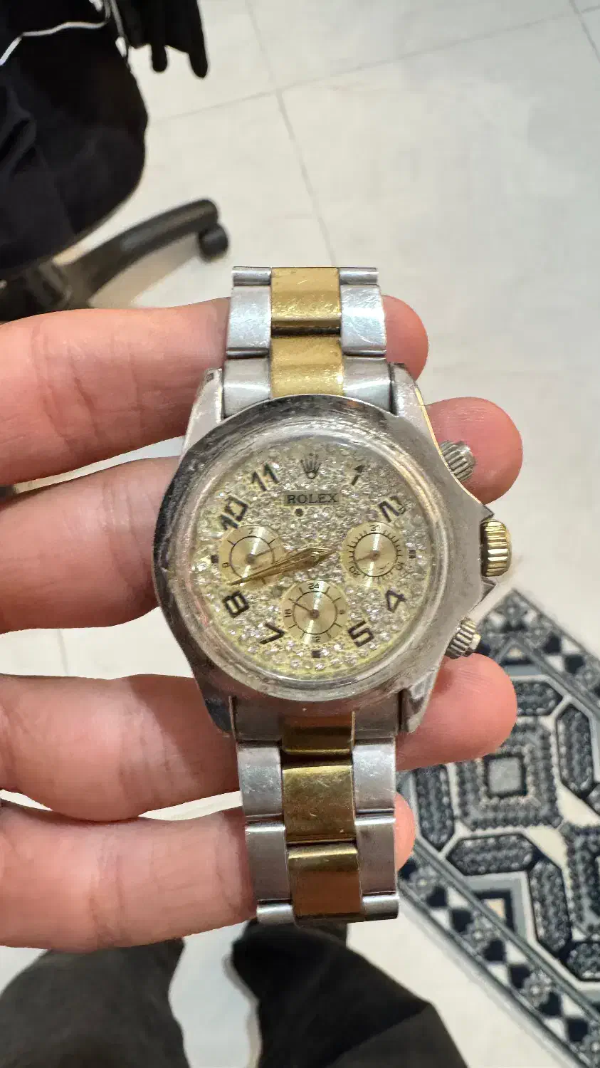 ساعت رولکس قدیمی تمیز|ساعت|گنبد کاووس, |دیوار