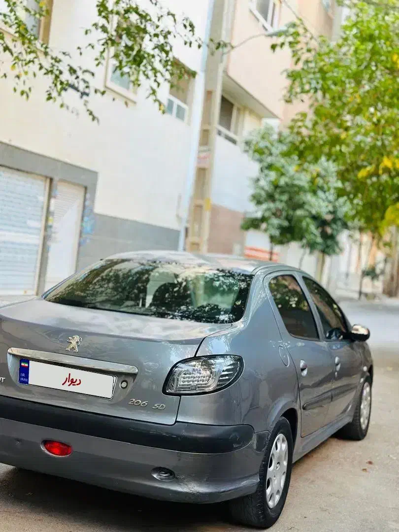206 sd تیپ ۳ مدل 1389|خودرو سواری و وانت|شیراز, شهرک آرین|دیوار