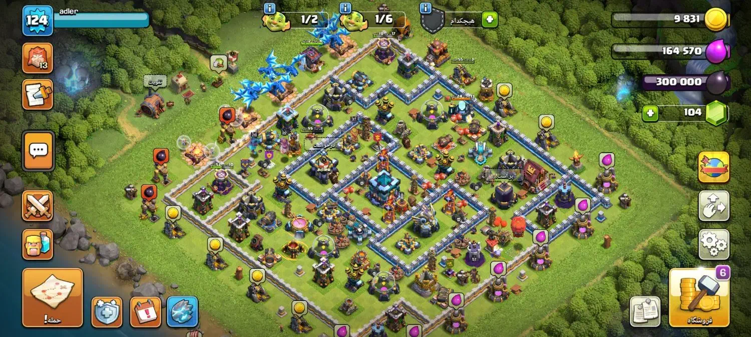 اکانت کلش آف کلنز|کنسول، بازی ویدئویی و آنلاین|آذرشهر, |دیوار