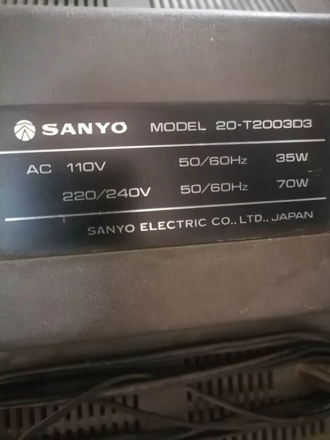 تلویزیون سیاه وسفید سونی قدیمی|تلویزیون و پروژکتور|تهران, افسریه جنوبی|دیوار