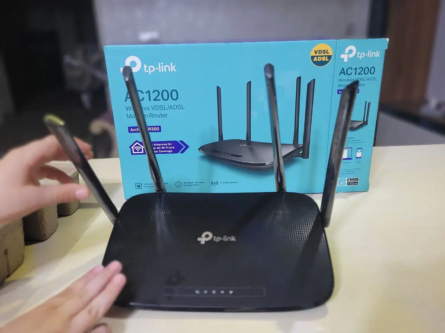 مودم‌روتر وای فای    adsl vdsl tplink ac1200 vr300|مودم و تجهیزات شبکه|کرج, فاز ۱ مهرشهر|دیوار