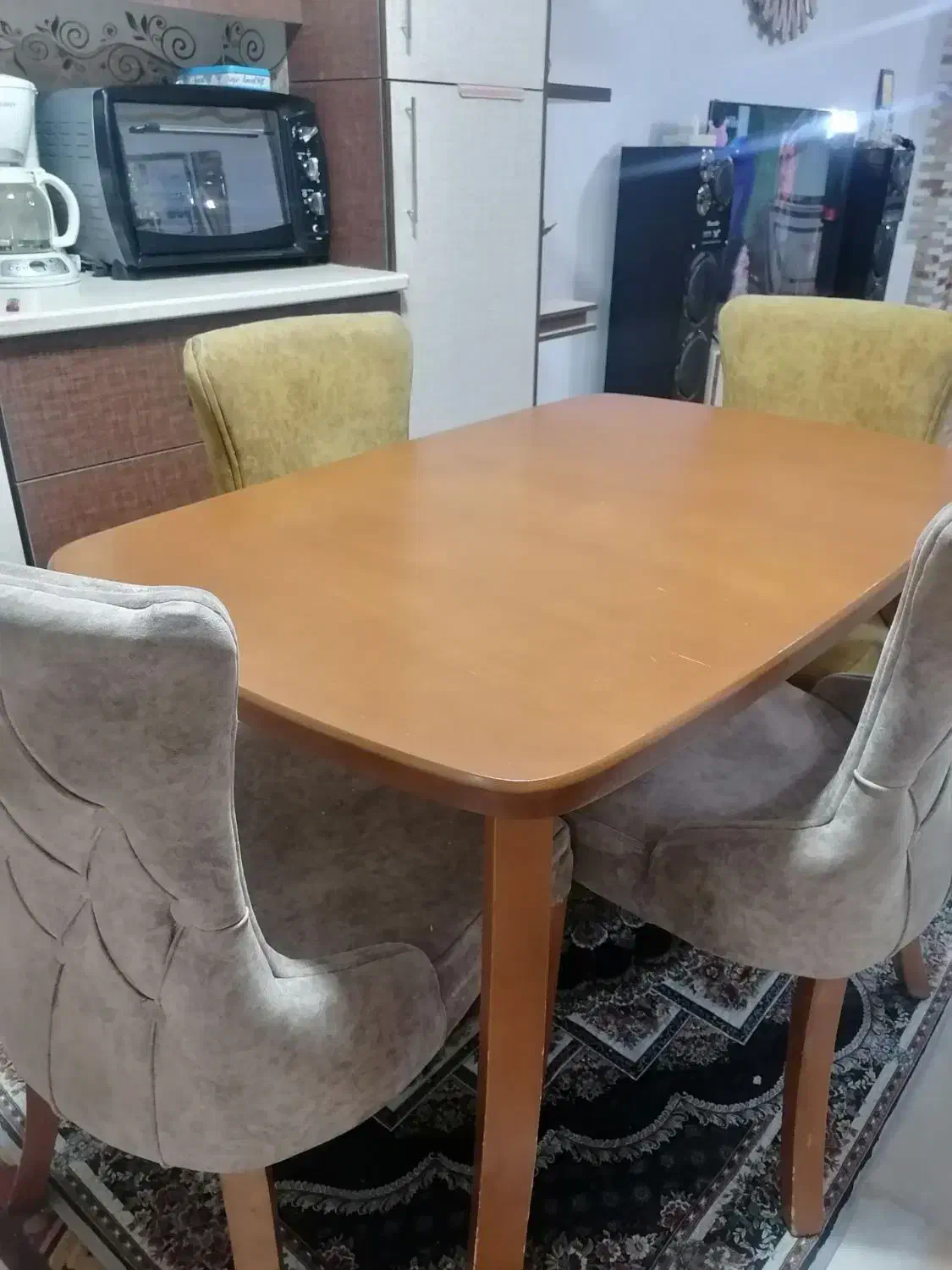 میز ناهارخوری 4 نفره|میز و صندلی غذاخوری|قدس, شهر‌قدس|دیوار
