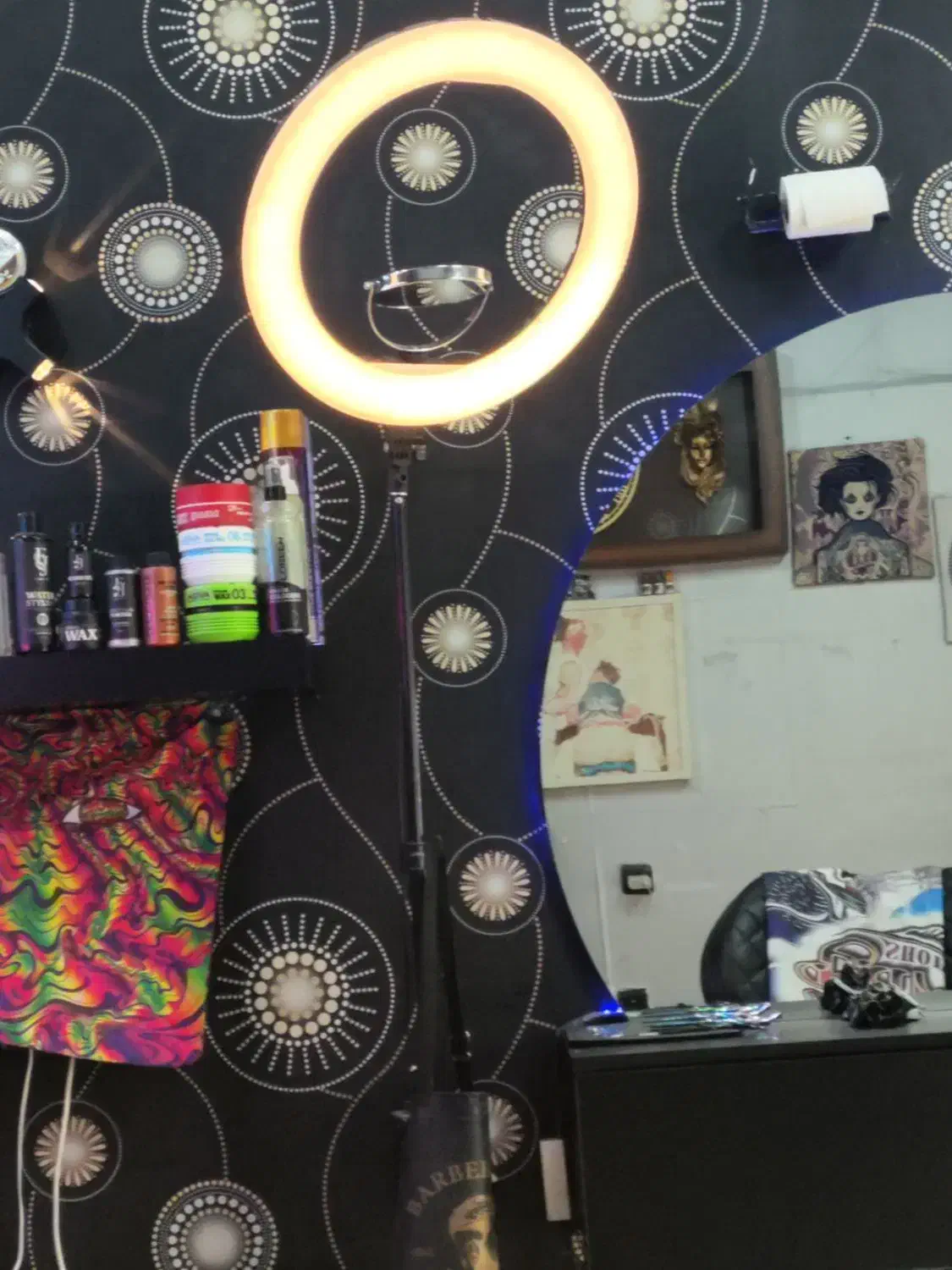 فول رینگ لایت|دوربین عکاسی و فیلم‌برداری|پاکدشت, پاکدشت (مامازند)|دیوار