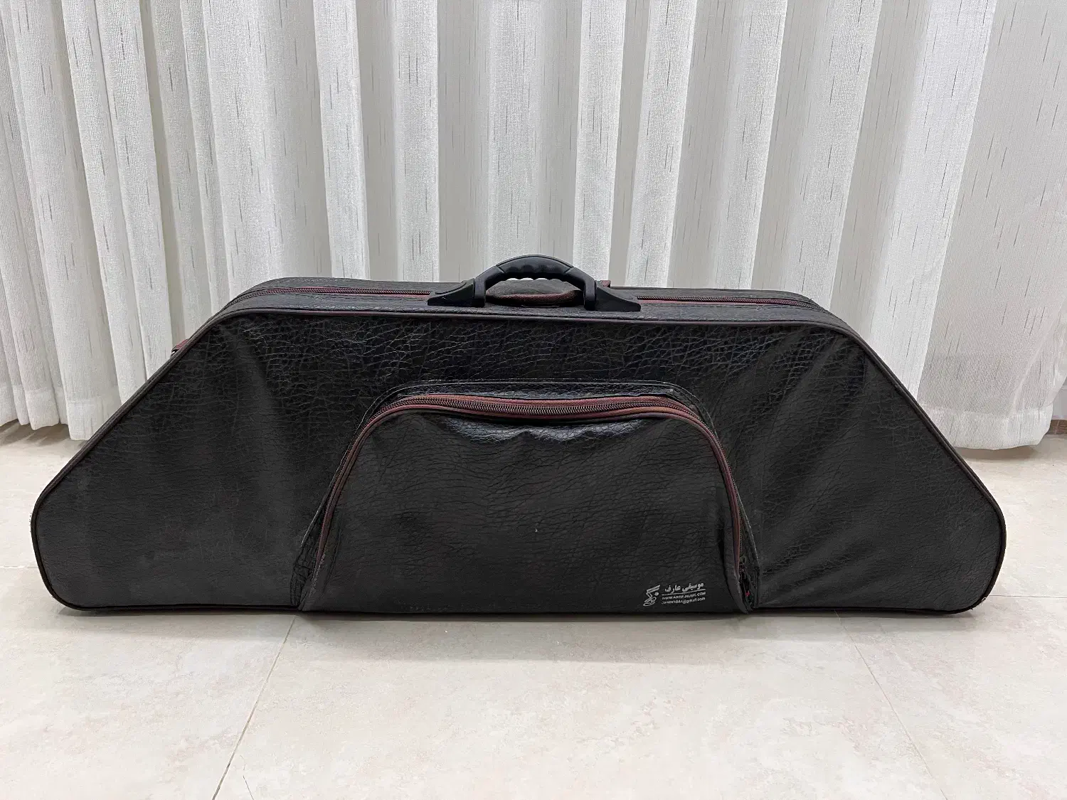 سنتور سید حمید حسینی (ونگه) همراه با کیف|سازهای سنتی|خنج, |دیوار