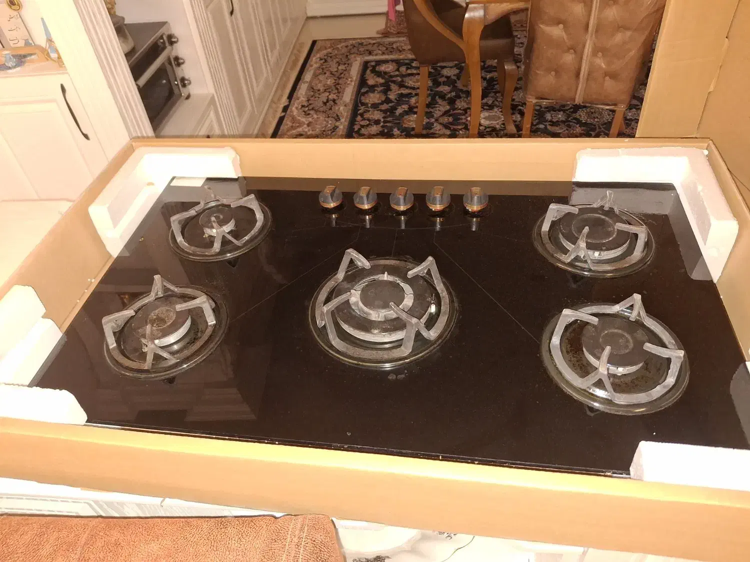 اجاق گاز رومیزی شیشه ای|اجاق گاز و لوازم برقی پخت‌وپز|مشهد, جاهد شهر|دیوار