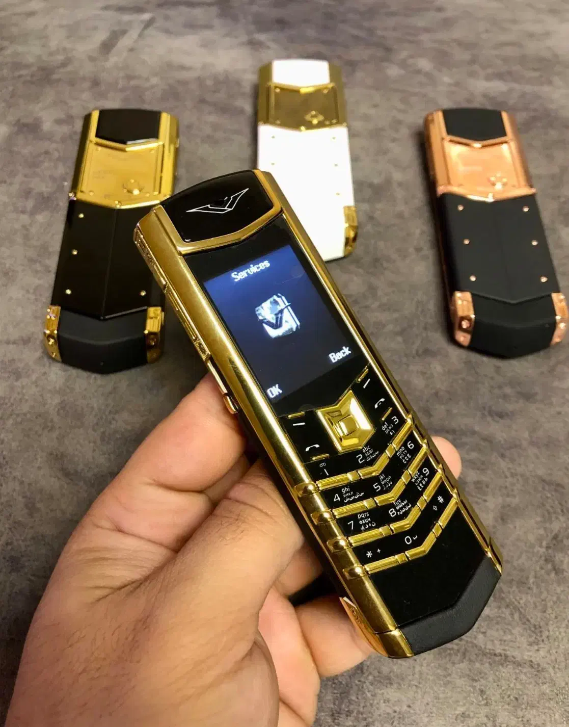 گوشی نوکیا ورتو vertu v10 k8 طلایی|موبایل|اصفهان, قلعه طبره|دیوار