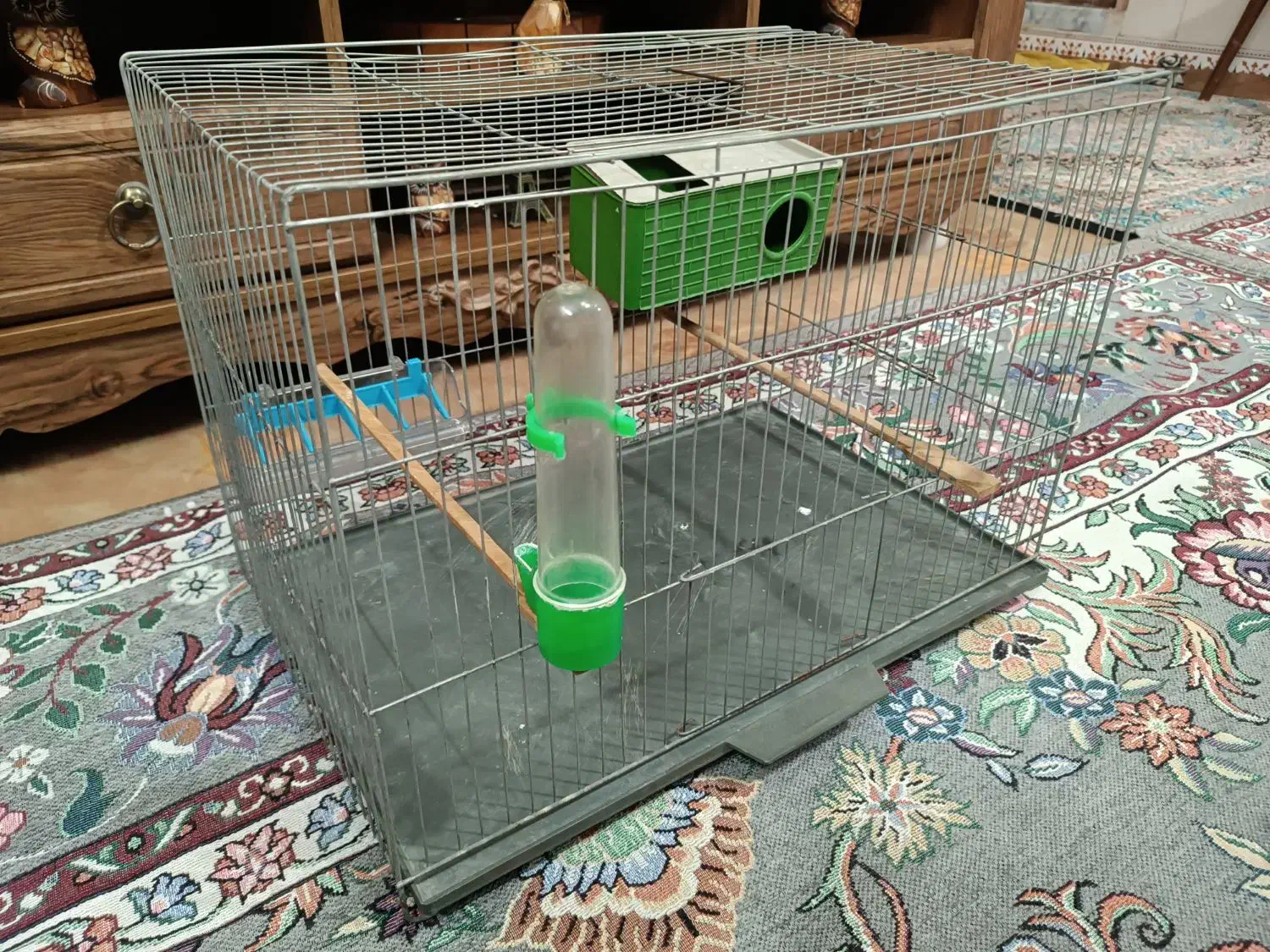 قفس پرنده با تمام وسایل|لوازم جانبی حیوانات|قرچک, زیبا شهر|دیوار