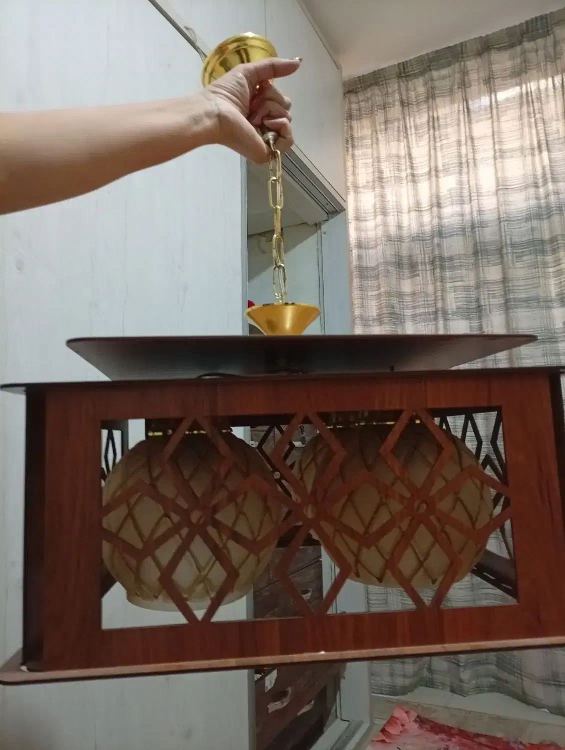 لوستر ۴ شعله|لوستر و چراغ آویز|تهران, نارمک جنوبی|دیوار