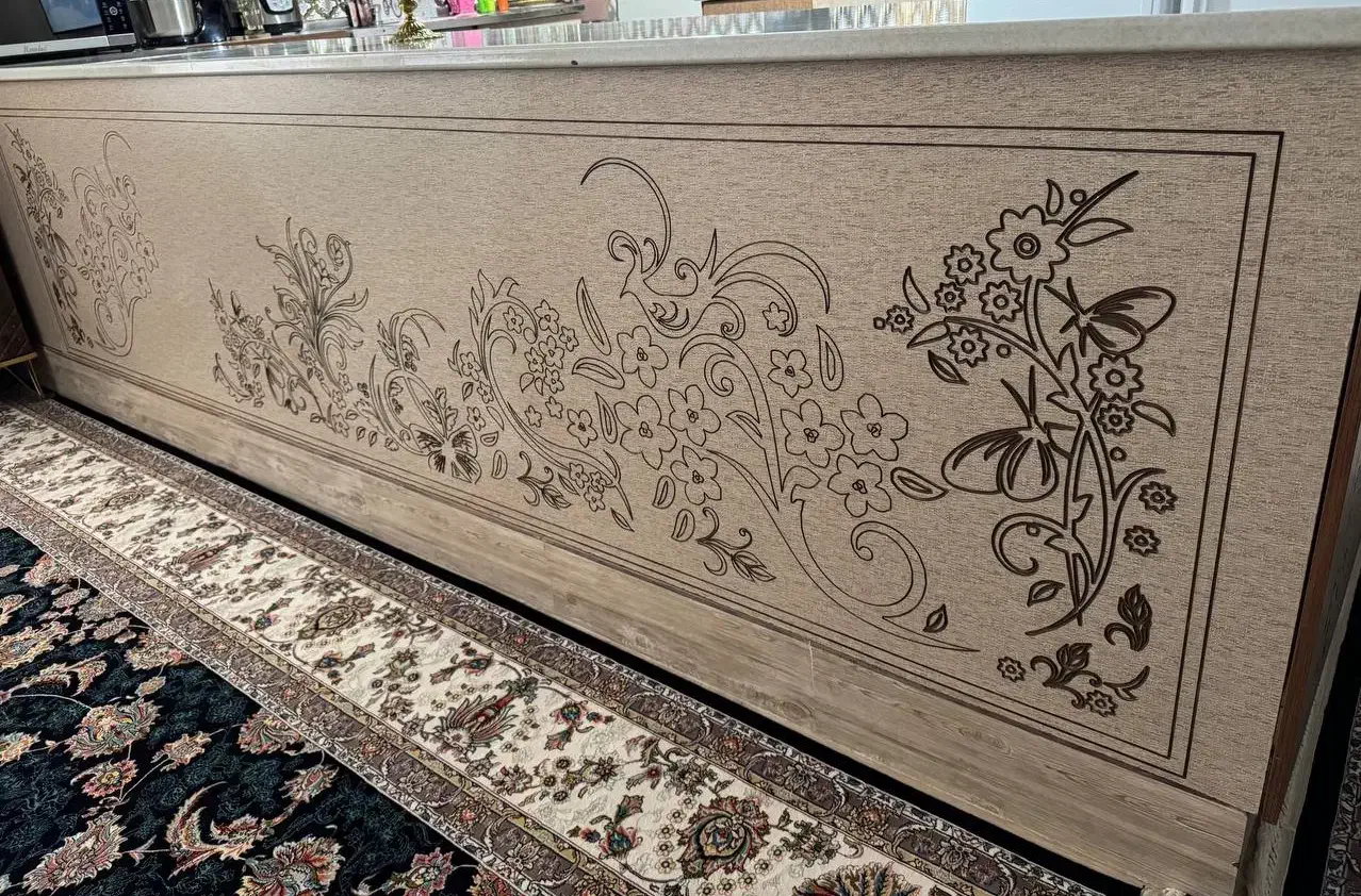 کابینت خارجی|کتابخانه، شلف، قفسه‌های دیواری|خرم‌آباد, |دیوار