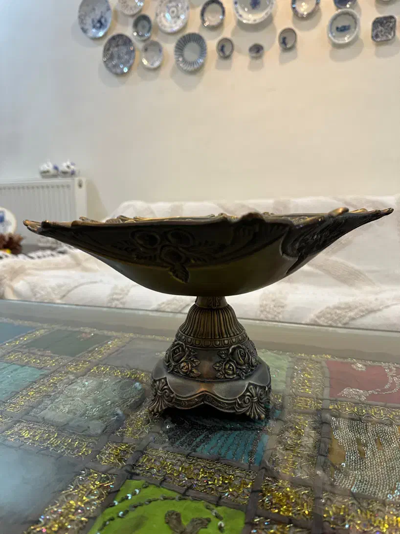 ظرف میوه برنجی هندی شکلاتخوری و ظروف دیگر|ظروف سرو و پذیرایی|تهران, چیتگر شمالی|دیوار