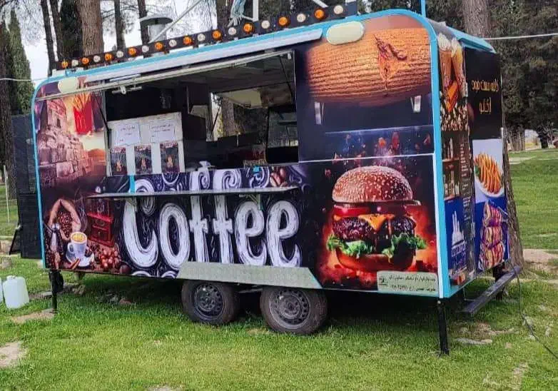 کاروان کافه فست و فود|فروشگاه و مغازه|شیراز, گچی|دیوار