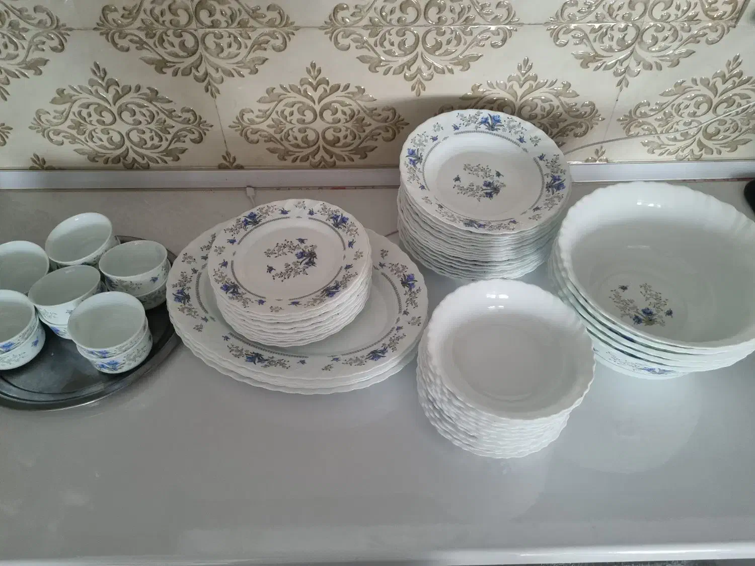 سرویس پارس اُپال|ظروف سرو و پذیرایی|خوی, |دیوار