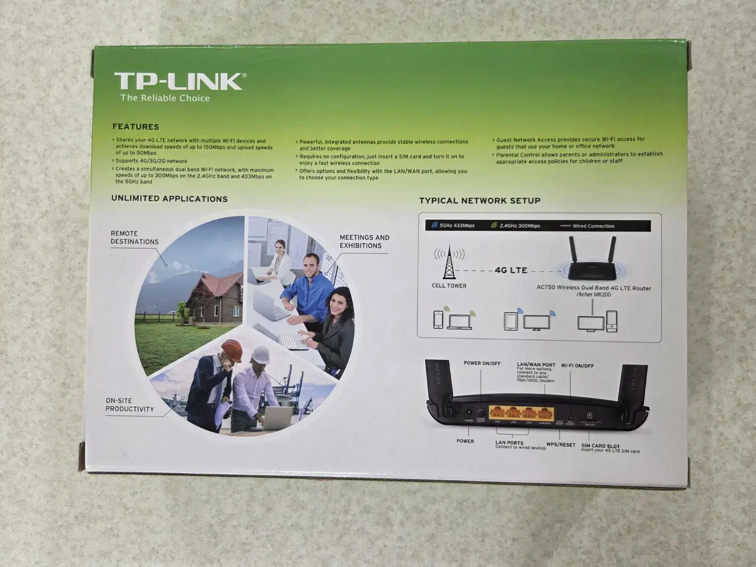 مودم سیم کارت خور TP Link Archer MR200|مودم و تجهیزات شبکه|اردستان, |دیوار