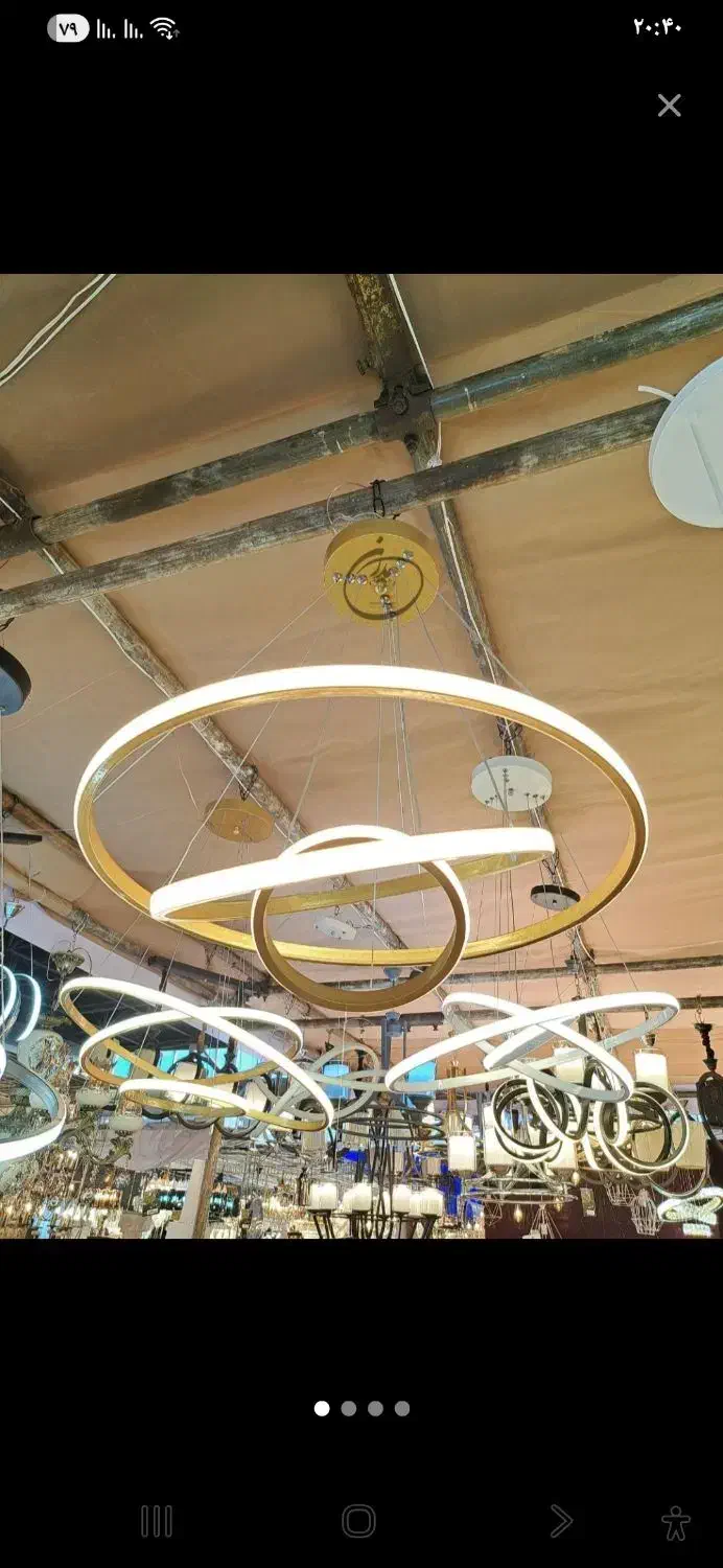 لوستر شکیل|لوستر و چراغ آویز|شیروان (خراسان), |دیوار