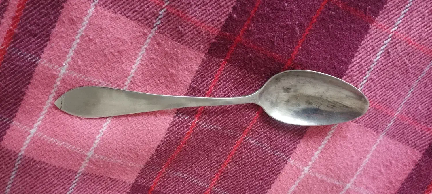 قاشق نقره|کلکسیون اشیاء عتیقه|شیراز, لب آب|دیوار