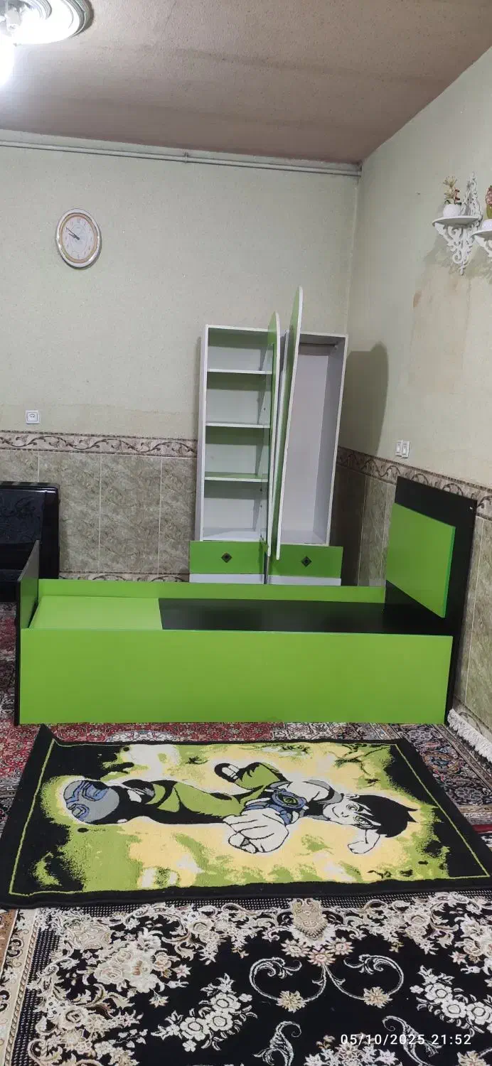 کمد و تخت نوجوان|تخت و سرویس خواب|کرمانشاه, |دیوار