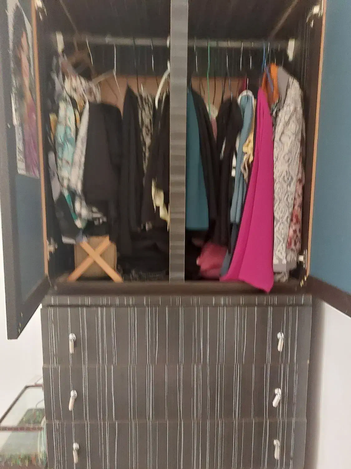 کمد لباس . کاملا سالم . ام دی اف|جاکفشی، کمد، دراور|قم, زنبیل آباد|دیوار