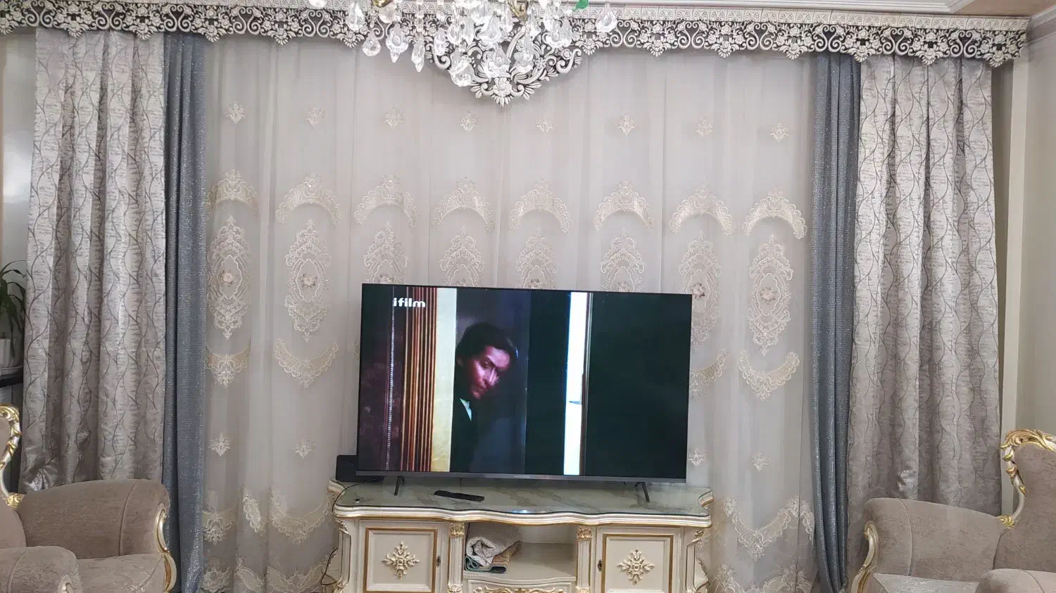 پرده پزیرایی در حد نو|پرده، رانر، رومیزی|تهران, مشیریه|دیوار