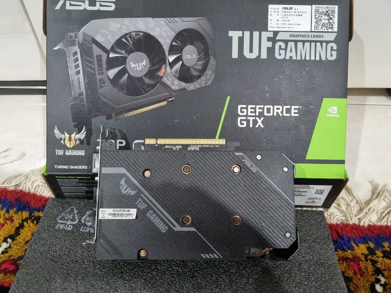 کارت گرافیک ۱۶۶۰ti ایسوز|قطعات و لوازم جانبی رایانه|تهران, شهرک مخابرات|دیوار