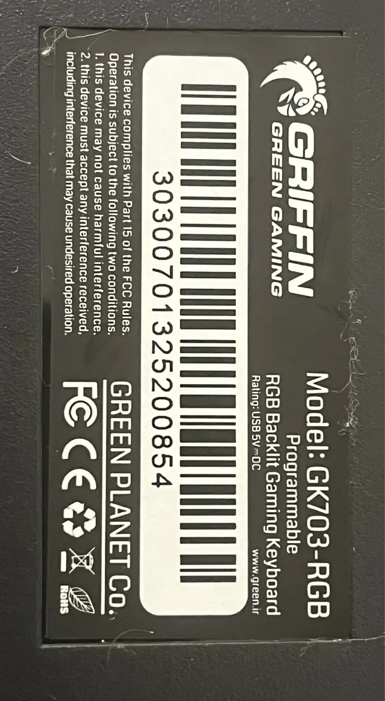 کیبورد گیمینگ گرین GK703-rgb|قطعات و لوازم جانبی رایانه|قزوین, |دیوار