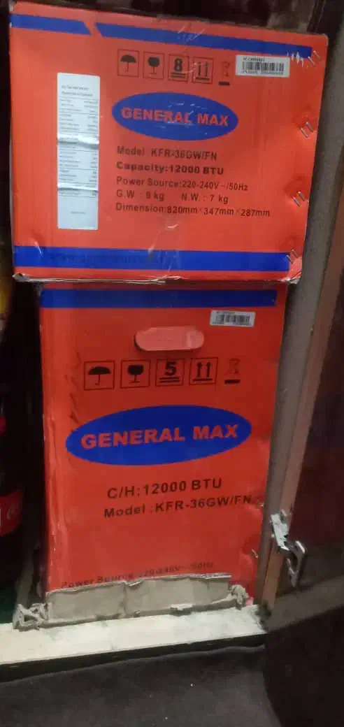 اسپیلت 12هزار جنرال مکس|کولر گازی و فنکوئل|کازرون, |دیوار