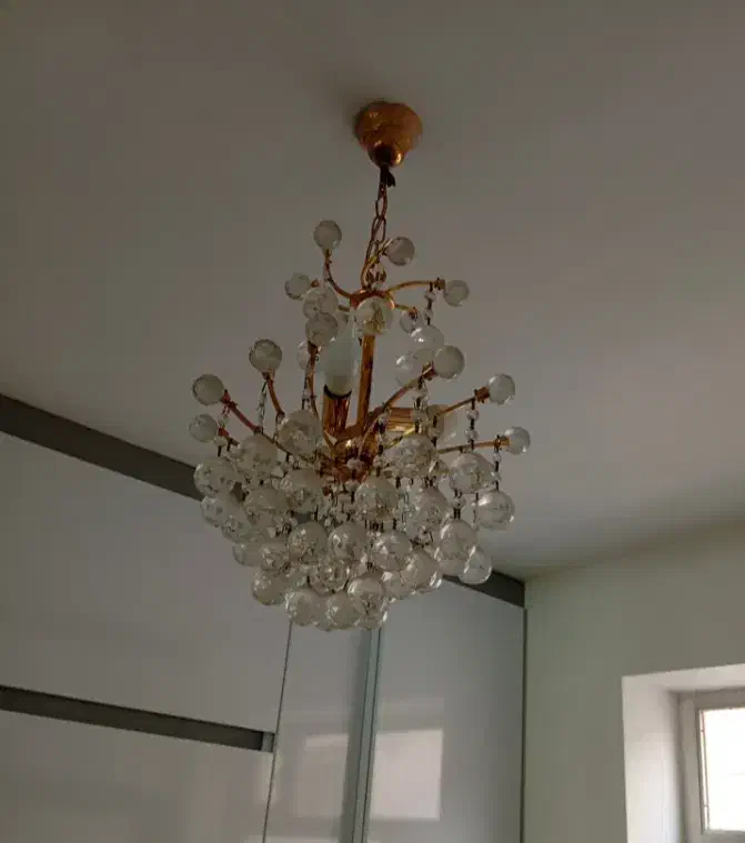 لوستر بلور|لوستر و چراغ آویز|خلخال, |دیوار