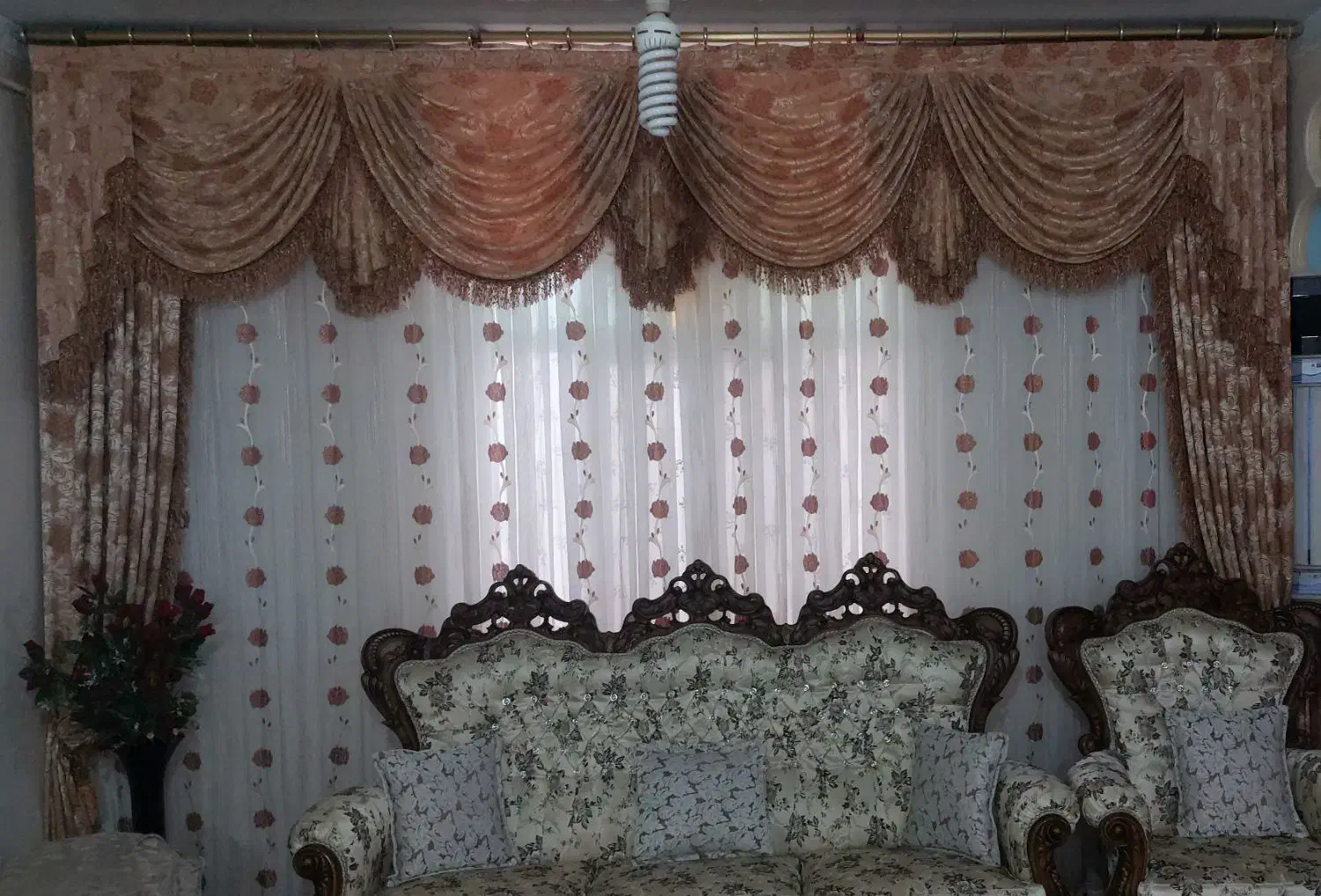 پرده|پرده، رانر، رومیزی|پارس‌آباد, |دیوار