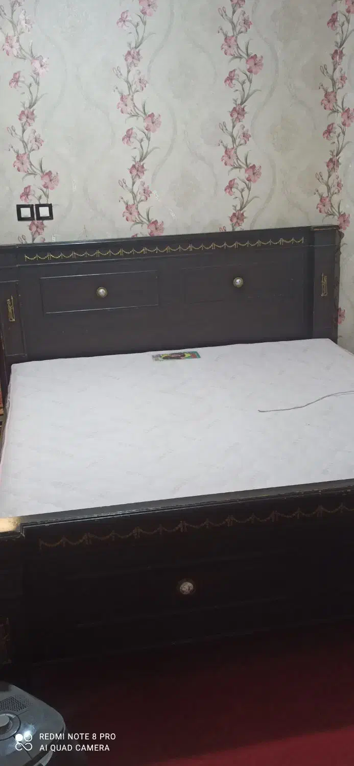 تخت خواب دو نفره|تخت و سرویس خواب|اهر, |دیوار