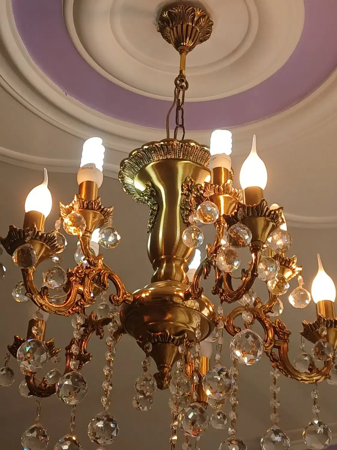 دو عدد لوستر برنز اصل درحد نو|لوستر و چراغ آویز|خوی, |دیوار