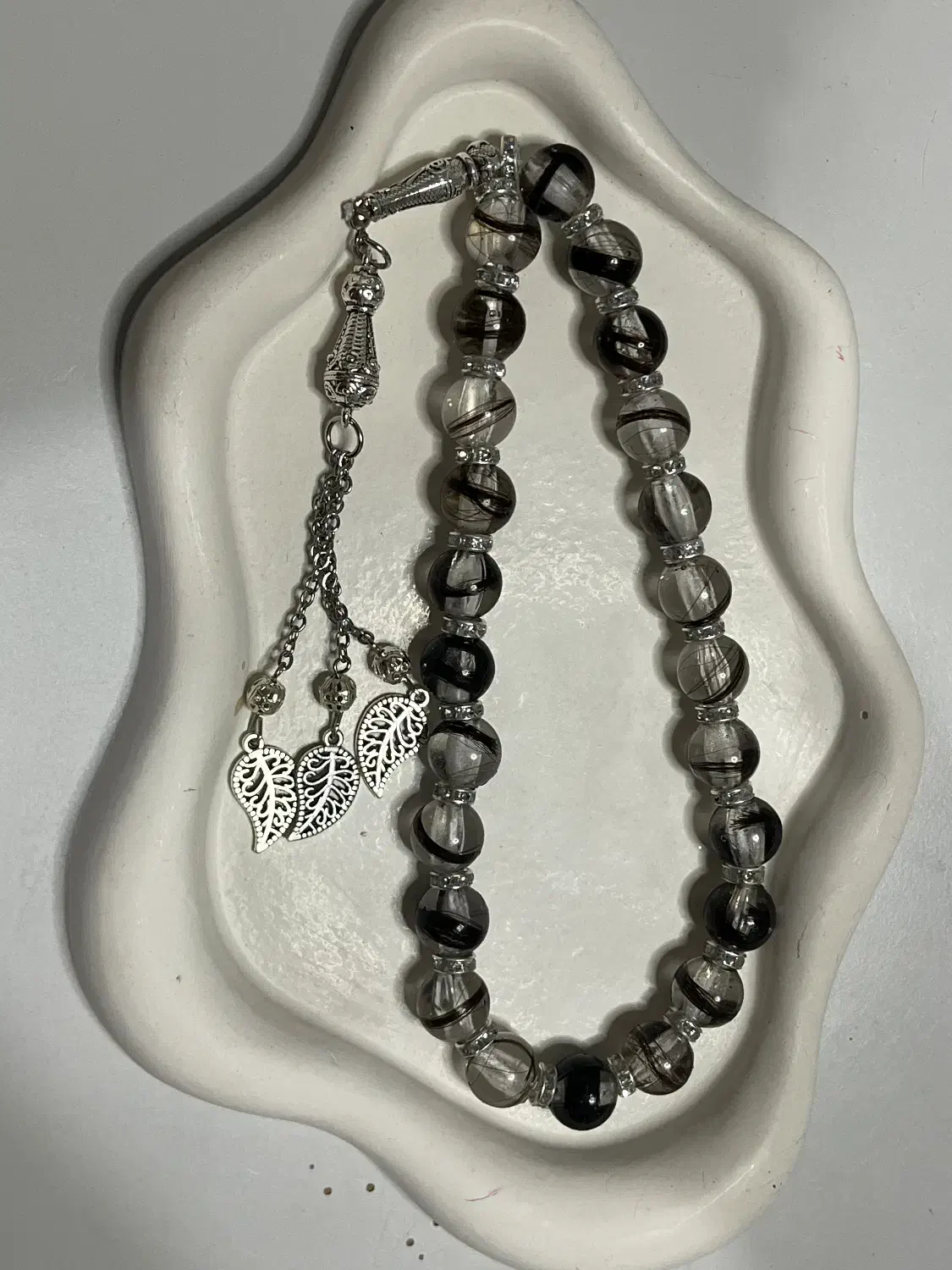 تسبیح رزینی ساخته شده با مو|جواهرات|پاکدشت, پاکدشت (مامازند)|دیوار