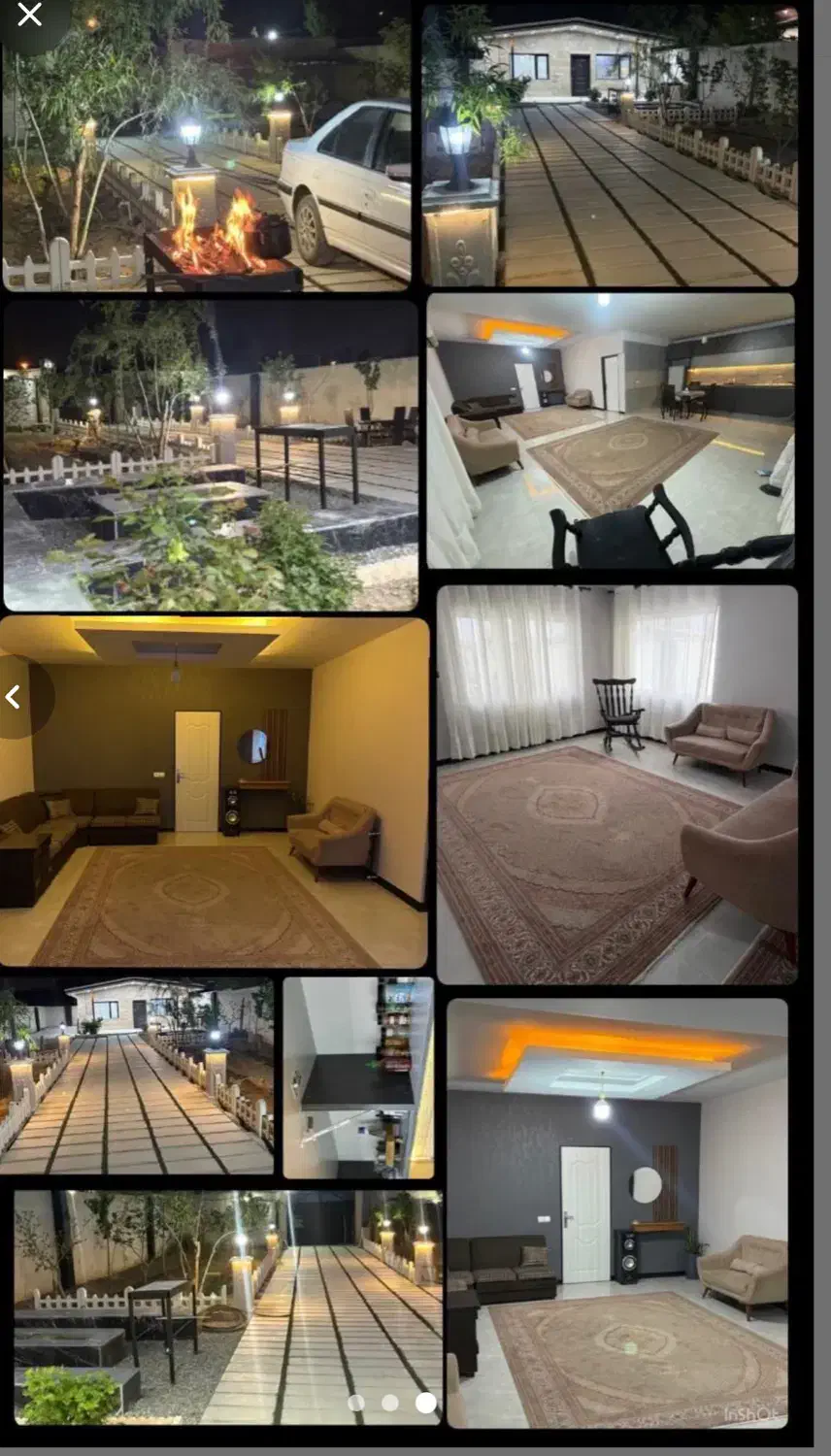 اجاره روزانه باغچه|اجارهٔ کوتاهمدت ویلا و باغ|ماهدشت, |دیوار