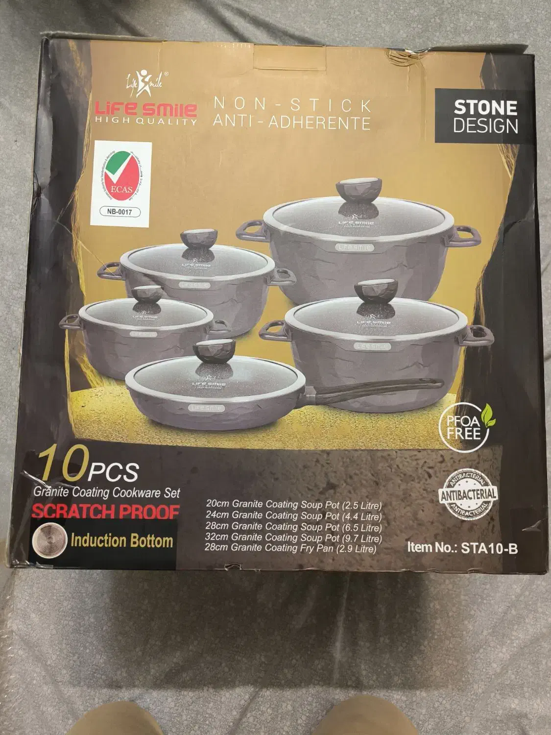 سرویس ۱۰ پارچه قابلمه لایف اسمایل|ظروف پخت‌وپز|کاشان, دشت چال|دیوار