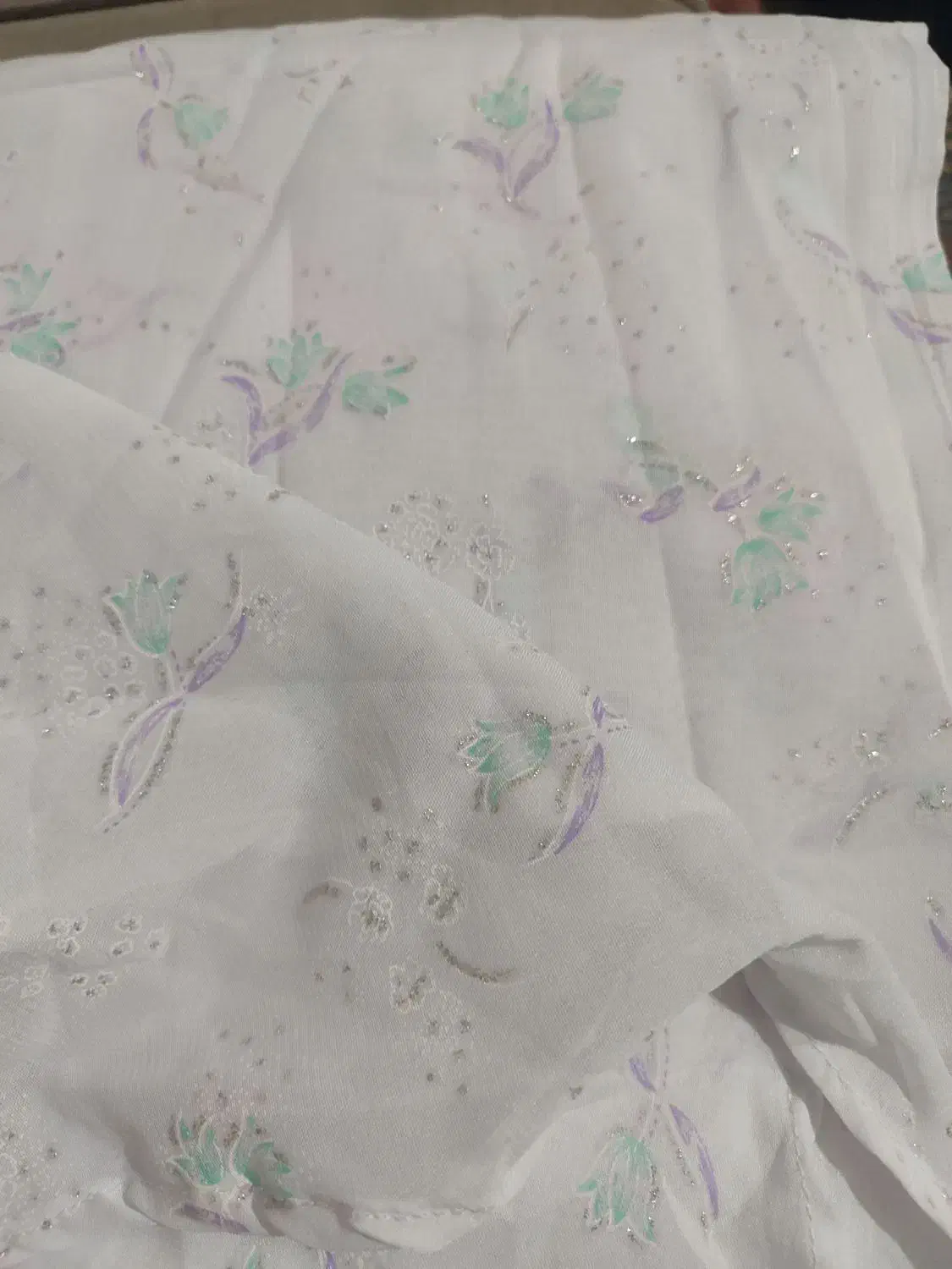 چادرسفید دوخته شده نو|لباس|مشهد, شهید قربانی|دیوار